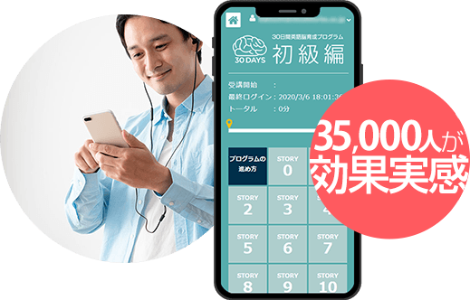 35,000人が効果実感